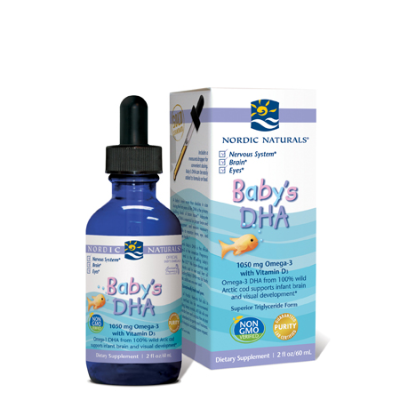 UNFLAVOURED BABY'S DHA COD LIVER OIL 60ml Fish Oils
