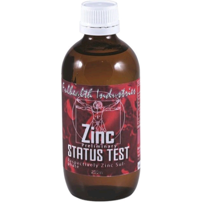 ZINC STATUS TEST 200ml zinc (zn)