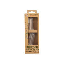 SILICONE FINGER BRUSH 2Pk(BX8)