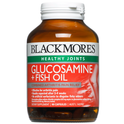 GLUCOSAMINE + FISH OIL 90Caps