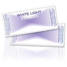WHITE LIGHT BLANK LABELS 25pk