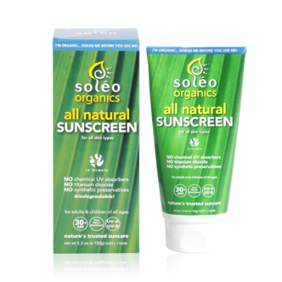 ALL NATURAL SUNSCREEN 150g *LONG TERM OOS*