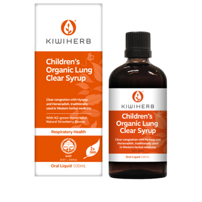 CHILDRENS ORGANIC LUNG CLEAR SYRUP 100ml