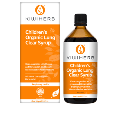 CHILDRENS ORGANIC LUNG CLEAR SYRUP 200ml