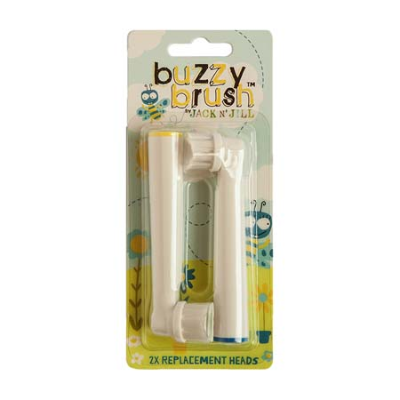 BUZZY BRUSH REPLACEMENT HEADS 2pk (BX8)