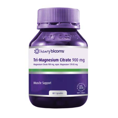 TRI-MAGNESIUM CITRATE 900mg 60Caps Magnesium (Mg)