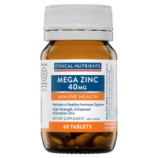 MEGAZORB MEGA ZINC 40mg 60Tabs