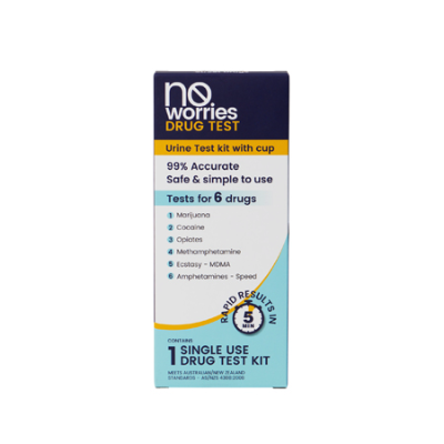 URINE TEST FOR 6 STREET DRUGS SINGLE TEST KIT