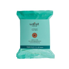 SENSITIVE NATURAL FACE WIPES TWIN PACK (2X25) (BX12)