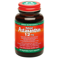 NATURAL ASTAXANTHIN 12mg DOUBLE STRENGTH 20Caps