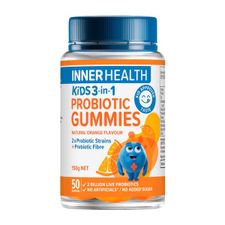 KIDS 3 IN 1 PROBIOTIC GUMMIES 50Pk