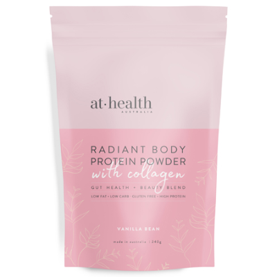 RADIANT BODY PROTEIN WITH COLLAGEN VANILLA 240g
