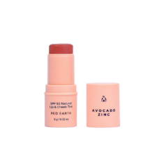 SPF 50 NATURAL LIP & CHEEK TINT RED EARTH 9g