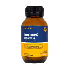 IMMUNEQ ORGANIC BLACK SEED WITH VITAMIN C & ZINC 120Tabs