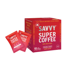 SAVVY SUPER COFFEE 10 X 8g SACHET