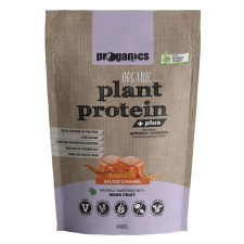 PLANT PROTEIN PLUS SALTED CARAMEL ORG 450g