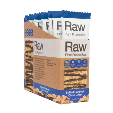 RAW PLANT PROTEIN BARS SALTED CARAMEL 40g (BX10)