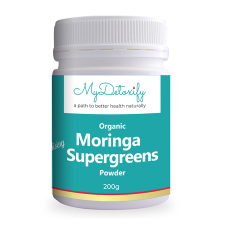 ORGANIC MORINGA SUPERGREENS 200g