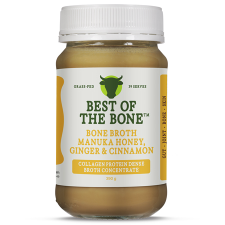 BROTH CONCENTRATE MANUKA HONEY CINNAMON & GINGER 390g