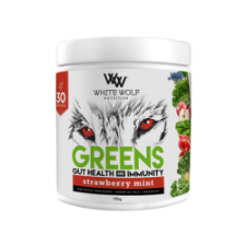 GREENS GUT HEALTH & IMMUNITY STRAWBERRY MINT 150g