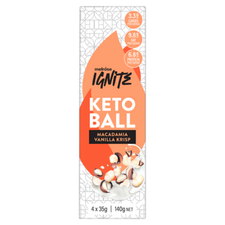 IGNITE KETO BALL VANILLA MAC CRISP 35g 4Pk