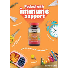 A2 HEADER CARD CHILDREN'S IMMUNE CARE