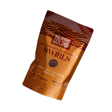 DARK CHOCOLATE CARAMEL SWIRLS 58% 150g