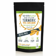 ORGANIC TURMERIC 95% CURCUMIN REFILL BAG 270Vcaps