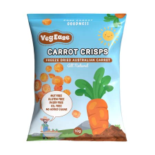 VEGEASE CARROT CRISPS 8 X 10g