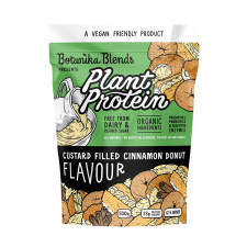 PLANT PROTEIN CUSTARD FILLED CINNAMON DONUT 500g