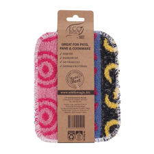 COTTON FLAT POT SCRUBBER 2Pk