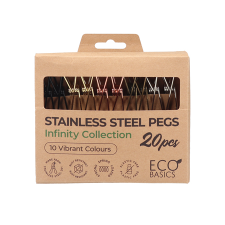STAINLESS STEEL PEGS INFINITY COLLECTION 20Pk