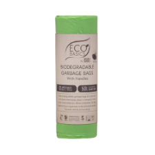 BIODEGRADABLE GARBAGE BIN BAGS 50L 10 BAGS PER ROLL