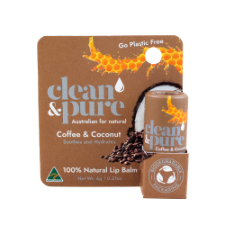 COFFEE & COCONUT LIP BALM 6g (HANG CARD)