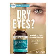 POS A2 HEADER CARD SEA BUCKTHORN OIL DRY EYES