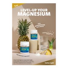 POS A2 HEADER CARD MAGNESIUM POWDER HIGH STRENGTH
