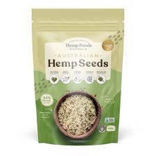 AUSTRALIAN GROWN CONVENTIONAL HULLED HEMP SEEDS 800g