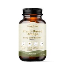 PLANT BASED OMEGA HEMP SEED OIL 60Caps