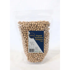 ORGANIC AUSTRALIAN CHICKPEAS 500g (BX12)