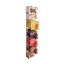 LIP BALM EMPTY AISLE DISPLAY HOLDS 16 LIP BALMS
