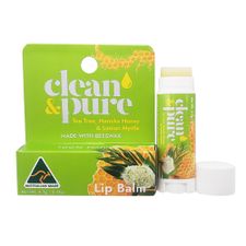 TEA TREE, LEMON MYRTLE & MANUKA LIP BALM 4.7g PLASTIC