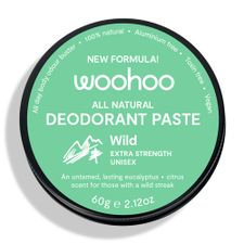 ALL NATURAL DEODORANT PASTE WILD 60g