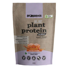 ORGANIC PLANT PROTEIN PLUS SALTED CARAMEL  450g