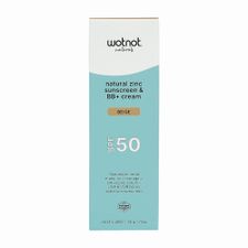 NATURAL ZINC SUNSCREEN & BB CREAM SPF 50+ BEIGE 50g