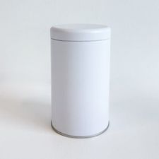 WHITE TEA TIN 12.5CM (EMPTY)