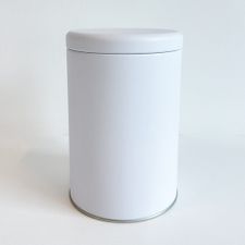 WHITE TEA TIN 16CM (EMPTY)