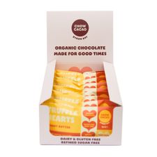 PEANUT BUTTER CARAMEL TRUFFLE HEARTS 2Pk 9x26g