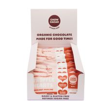 MOORISH HAZELNUT PRALINE TRUFFLE HEARTS 2Pk 9x26g