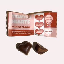 MOORISH HAZELNUT PRALINE  TRUFFLE HEARTS 2Pk
