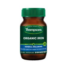 ORGANIC IRON 24MG 30Tabs